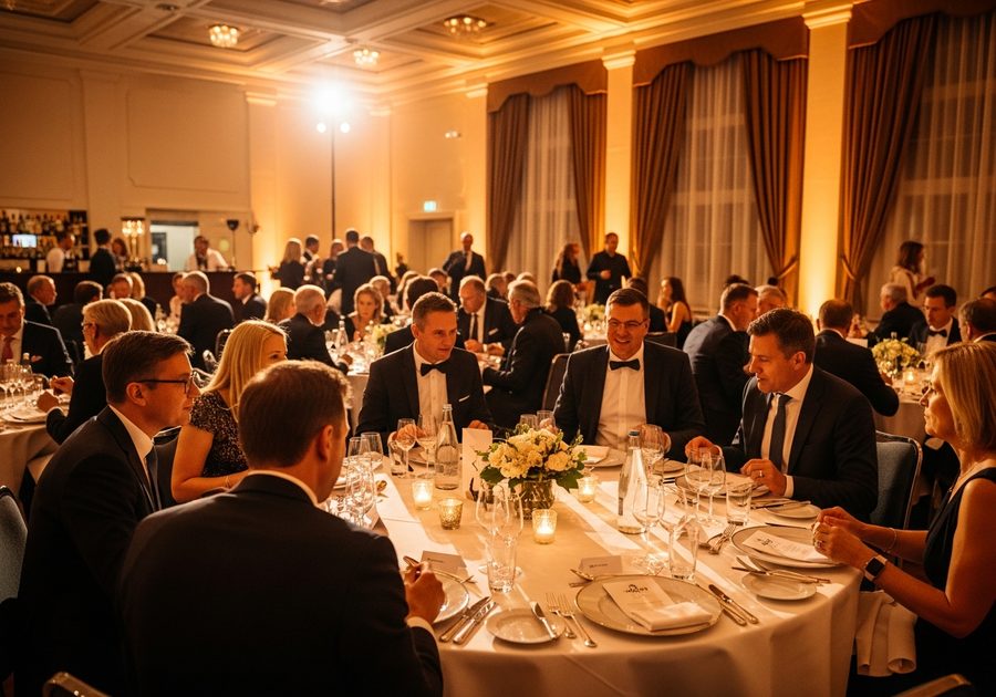Elegantes Gala-Dinner
